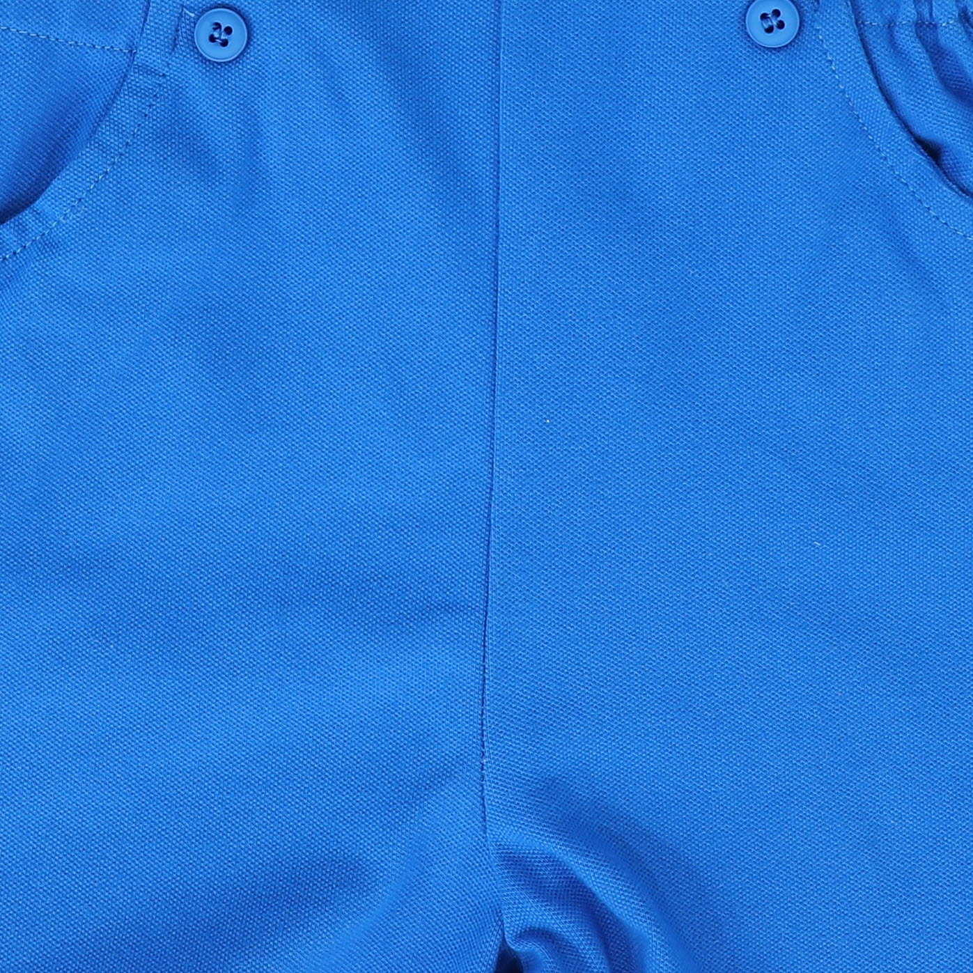 BACE COLLECTION BLUE PIQUE OVERALLS [FINAL SALE] - Image 3