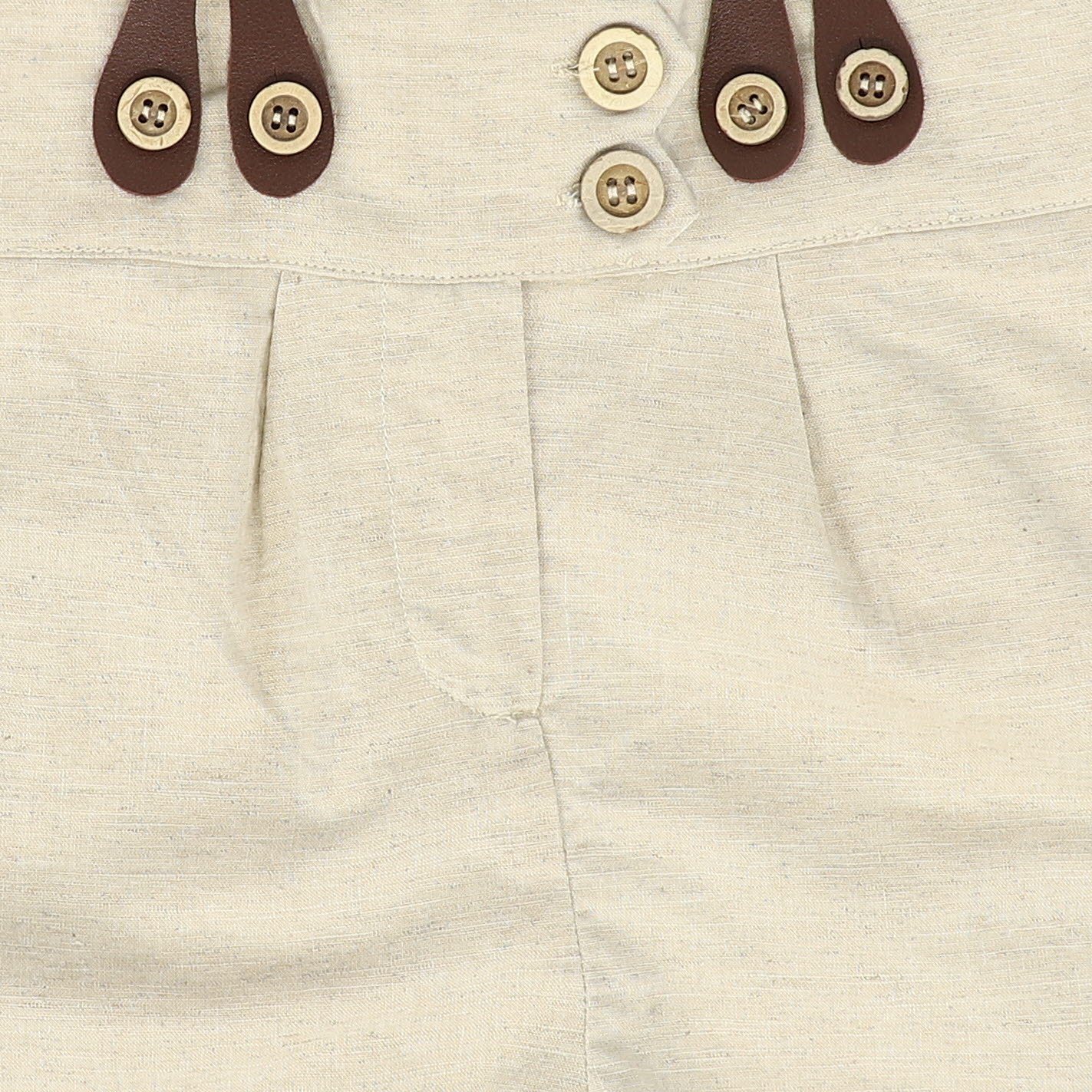 BAMBOO OATMEAL LINEN OVERALLS [FINAL SALE] - Image 3