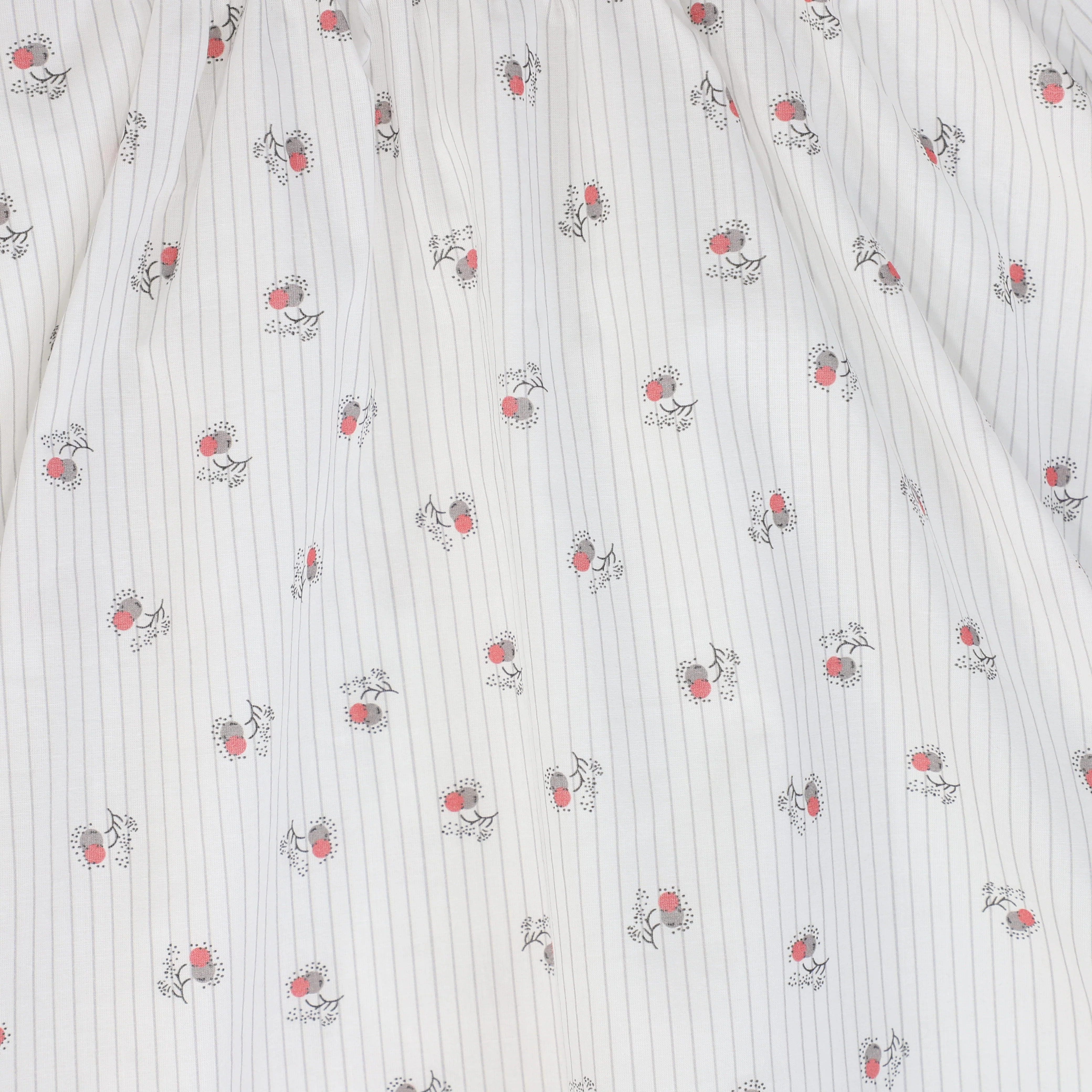 BAMBOO WHITE CHERRY PRINT SKIRT [FINAL SALE] - Image 3