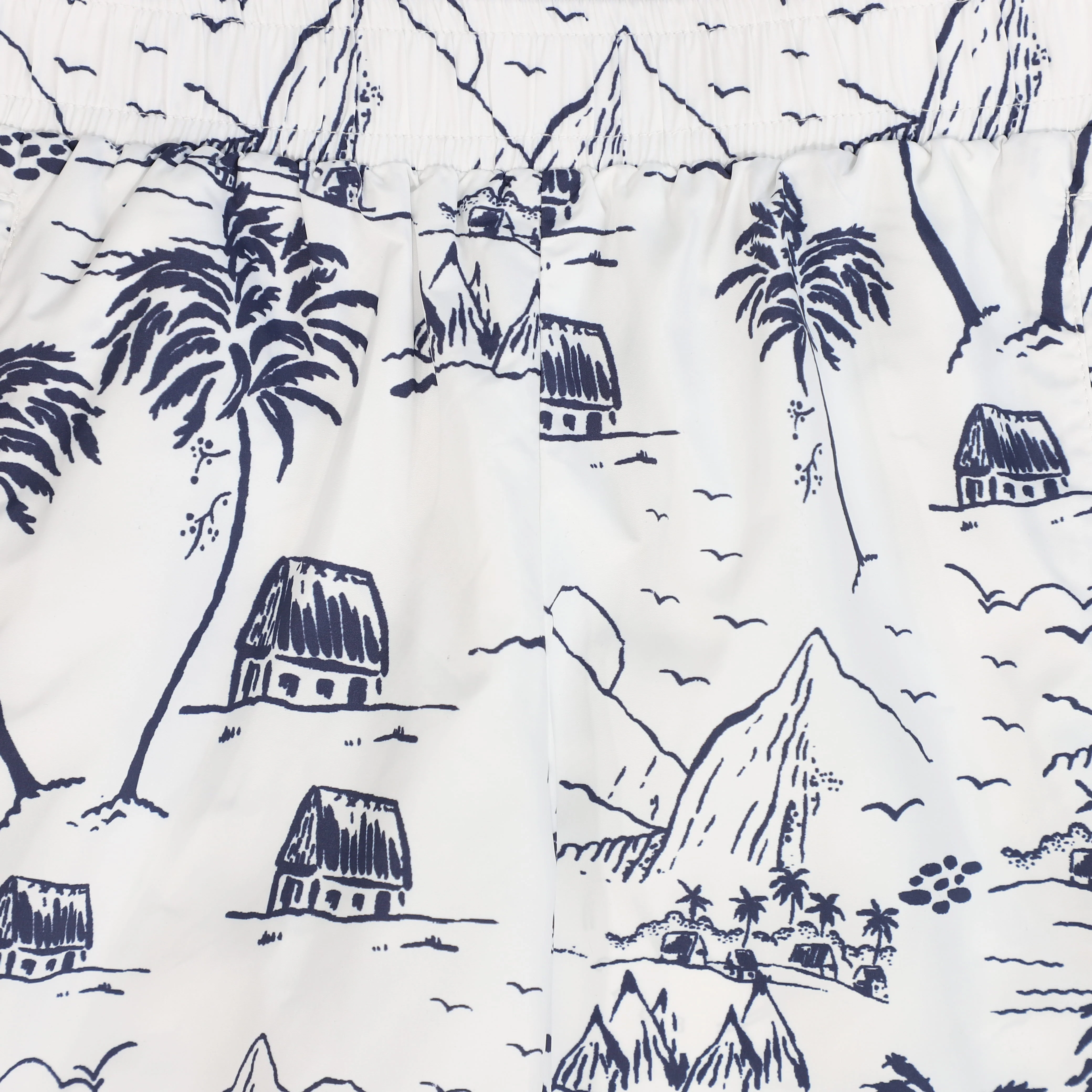 WATER CLUB NAVY TOILE PRINT SWIM TRUNKS [FINAL SALE] - Image 3